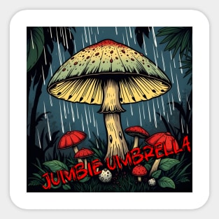JUMBIE UMBRELLA – FULL COLOUR – FETERS AND LIMERS – CARIBBEAN FOLKLORE EVENT DJ GEAR Sticker